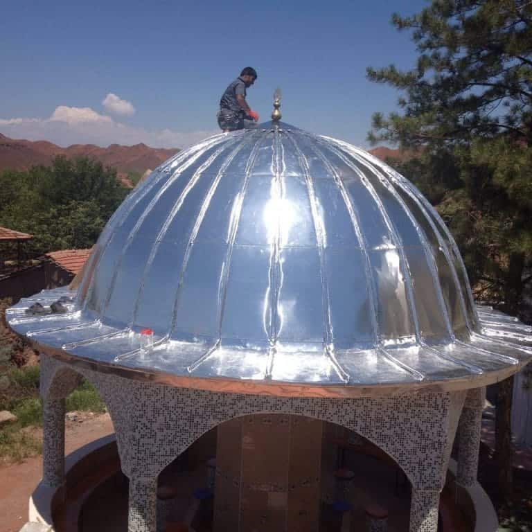 Bakır Kubbe Çatı Kaplama
