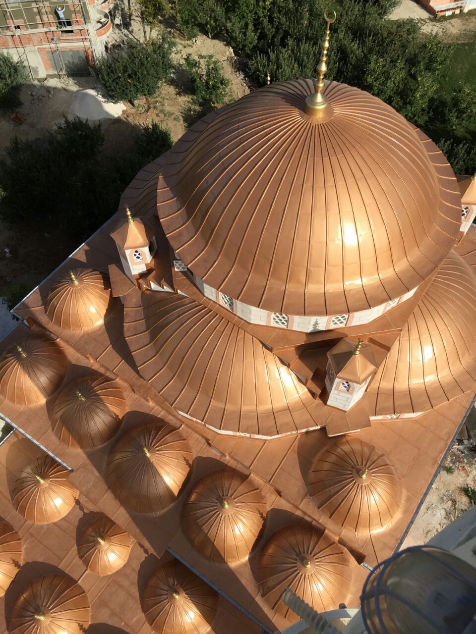 Bakır Kubbe Çatı Kaplama